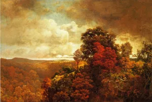 Autumnal Landscape painting by William Mason Brown