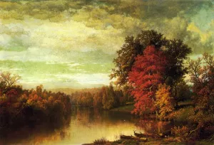 Color of the Fall by William Mason Brown - Oil Painting Reproduction
