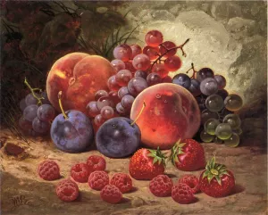 Fruits of Summer by William Mason Brown - Oil Painting Reproduction