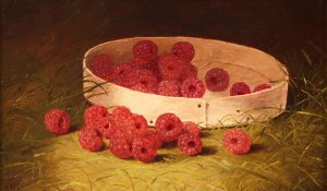 Raspberries by William Mason Brown Oil Painting