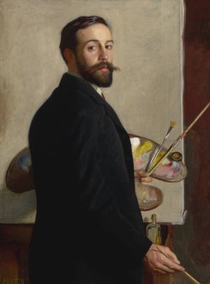 Ernest Fosbery Esq. by William Mcgregor Paxton Oil Painting