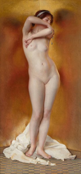 Glow of Gold, Gleam of Pearl by William Mcgregor Paxton Oil Painting
