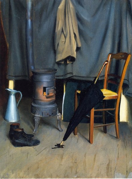 Main Product Photo of Interior of the Paris Studio Painting by William Mcgregor Paxton