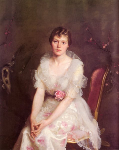 Main Product Photo of Portrait of Louise Converse Painting by William Mcgregor Paxton