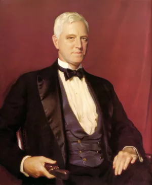 Portrait of Mr. Charles Sinkler by William Mcgregor Paxton Oil Painting