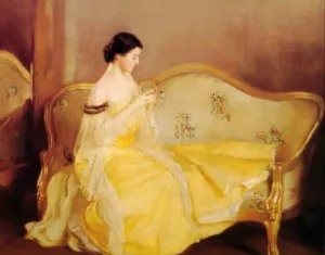 The Crystal painting by William Mcgregor Paxton