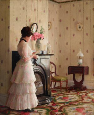 The Front Parlor by William Mcgregor Paxton Oil Painting