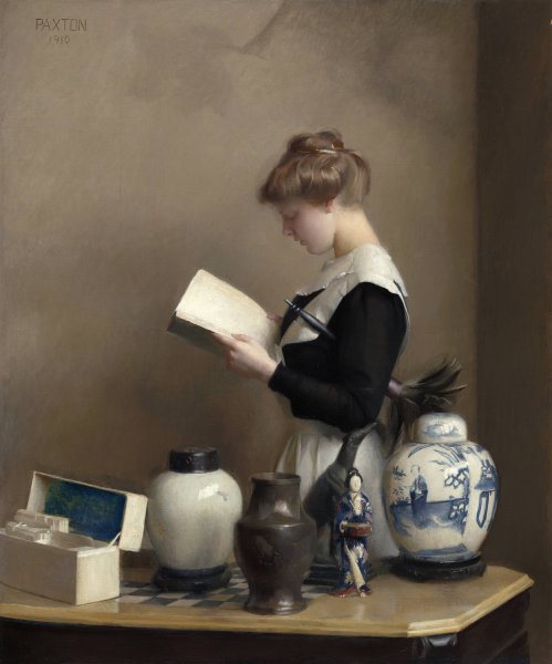 The House Maid  by William Mcgregor Paxton - Hand-Painted Oil Painting Reproduction