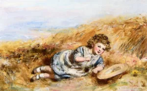 Happy Hours by William McTaggart - Oil Painting Reproduction