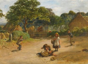 The Press Gang by William McTaggart Oil Painting
