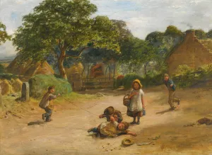 The Press Gang by William McTaggart Oil Painting