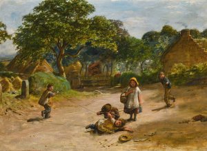 The Press Gang by William McTaggart Oil Painting