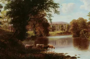 Bolton Abbey by William Mellor Oil Painting