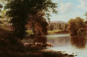 Bolton Abbey Oil painting by William Mellor