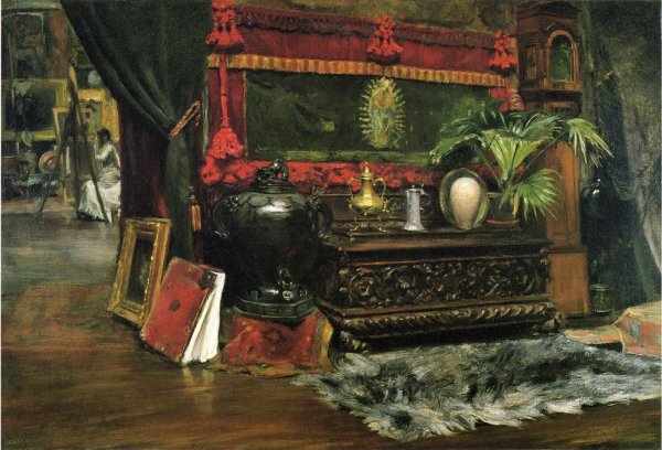 Main Product Photo of A Corner of My Studio Painting by William Merritt Chase
