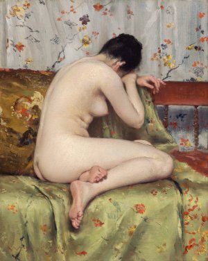 A Modern Magdalen by William Merritt Chase Oil Painting