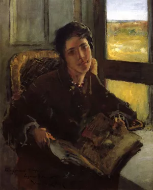 Alice Dieudonne Chase, Shinnecock Hills by William Merritt Chase Oil Painting