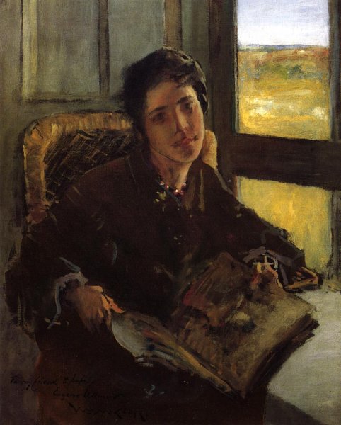 Alice Dieudonne Chase, Shinnecock Hills by William Merritt Chase - Hand-Painted Oil Painting Reproduction