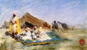 Arab Encampment by William Merritt Chase Oil Painting