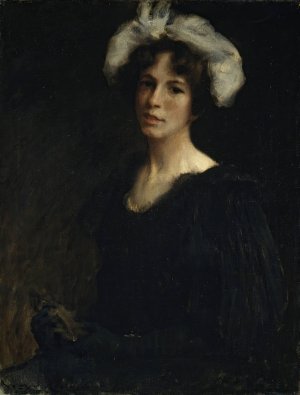 Bessie Potter by William Merritt Chase Oil Painting