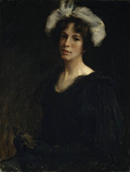 Bessie Potter  by William Merritt Chase - Hand-Painted Oil Painting Reproduction