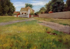 Brooklyn Landscape painting by William Merritt Chase