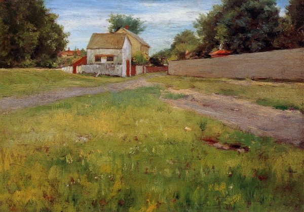 Main Product Photo of Brooklyn Landscape Painting by William Merritt Chase