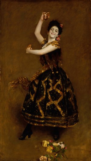 Carmencita by William Merritt Chase Oil Painting