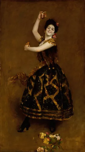 Carmencita Oil painting by William Merritt Chase