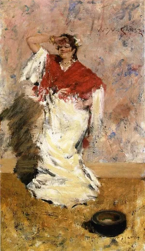 Dancing Girl by William Merritt Chase - Oil Painting Reproduction