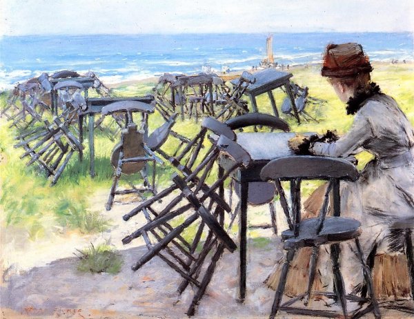 End of the Season by William Merritt Chase - Hand-Painted Oil Painting Reproduction