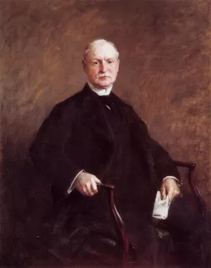 G. Colesberry Purves, Esq. by William Merritt Chase - Oil Painting Reproduction