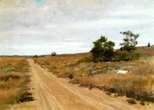 Hunting Game in Shinnecock Hills by William Merritt Chase Oil Painting