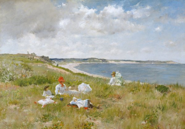 Idle Hours  by William Merritt Chase - Hand-Painted Oil Painting Reproduction