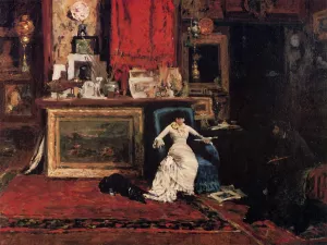 Interior of the Artist's Studio aka The Tenth Street by William Merritt Chase - Oil Painting Reproduction