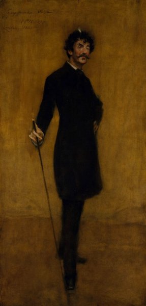James Abbott McNeill Whistler by William Merritt Chase Oil Painting
