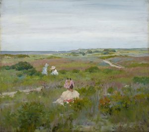 Landscape; Shinnecock, Long Island by William Merritt Chase Oil Painting