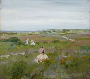 Landscape; Shinnecock, Long Island by William Merritt Chase Oil Painting