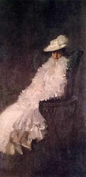 My Daughter Dieudonnee by William Merritt Chase Oil Painting