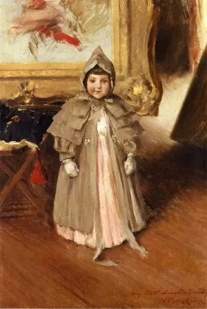 My Little Daughter Dorothy by William Merritt Chase - Oil Painting Reproduction