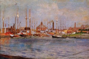 Near Bay Ridge by William Merritt Chase Oil Painting
