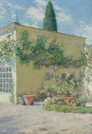 Orangerie Of The Chase Villa In Florence by William Merritt Chase Oil Painting