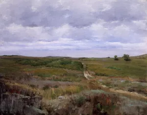 Over the Hills and Far Away by William Merritt Chase - Oil Painting Reproduction
