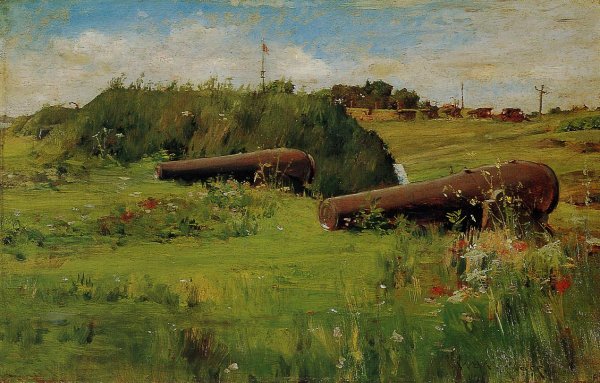 Main Product Photo of Peace, Fort Hamilton Painting by William Merritt Chase