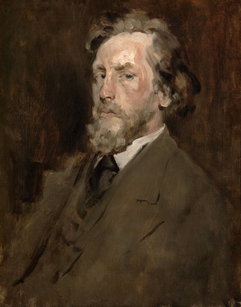 Portrait of a Man  by William Merritt Chase - Hand-Painted Oil Painting Reproduction