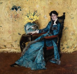 Portrait of Dora Wheeler by William Merritt Chase Oil Painting