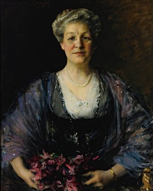 Portrait Of Matilda Herbert Lloyd by William Merritt Chase Oil Painting