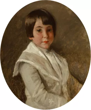 Portrait of Roland Dana Chase by William Merritt Chase Oil Painting