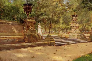 Prospect Park, Brooklyn by William Merritt Chase Oil Painting