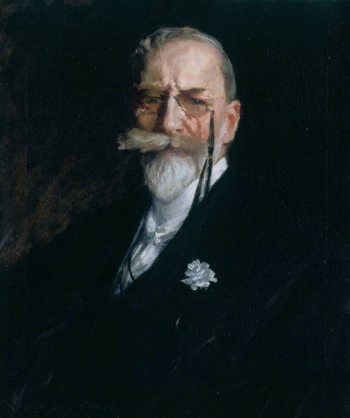 Self Portrait  by William Merritt Chase - Hand-Painted Oil Painting Reproduction